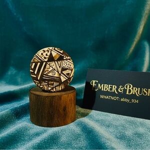 Geometric Wooden Art Piece